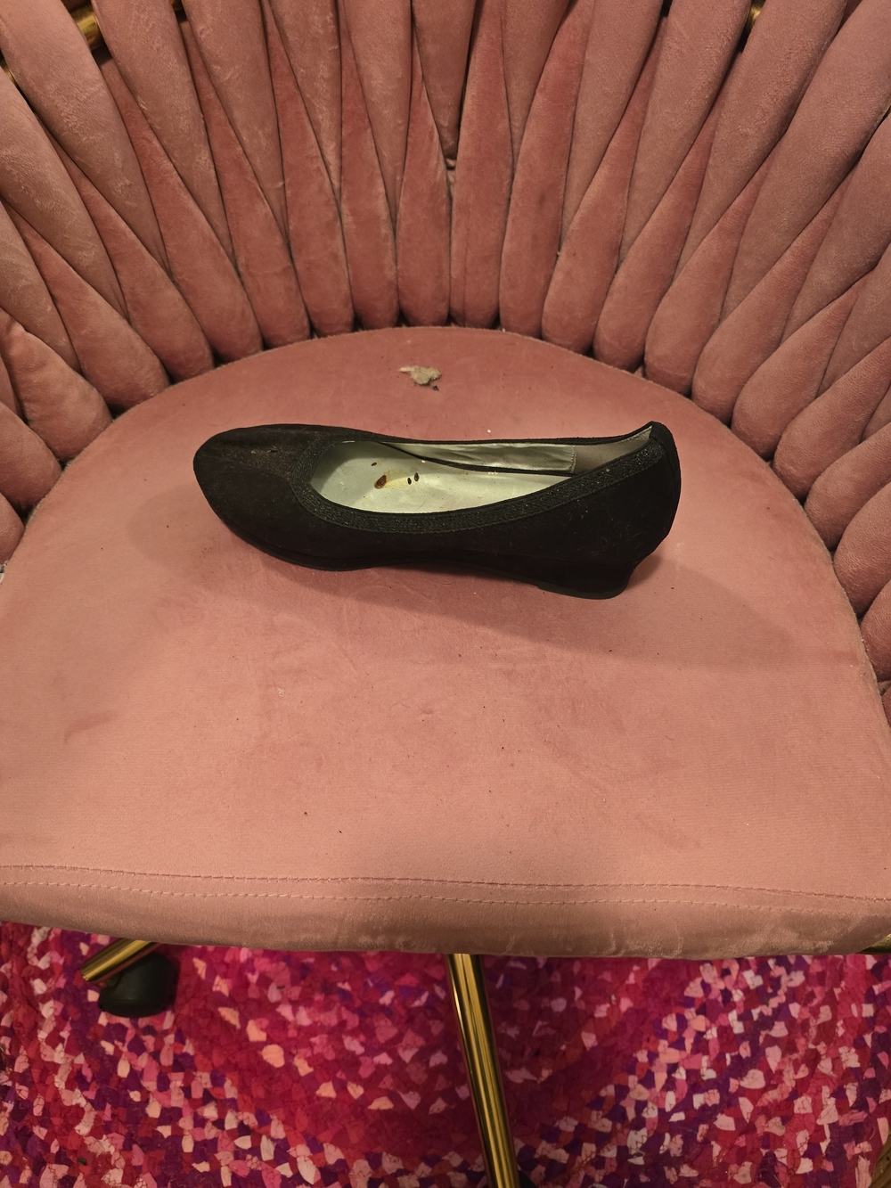 American Eagle Outfitters Black Women's Wedge Ballet Flat